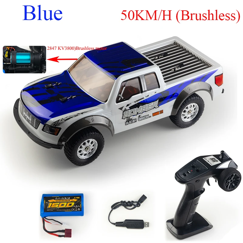 Top 1/12 RCS Car KV 3800 Brushless High Speed Racing 4WD