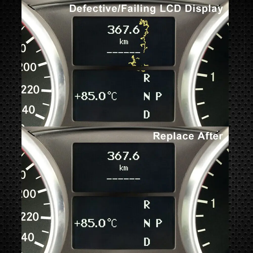 

1 шт. ЖК-дисплей приборной панели для Mercedes ML W164 GL X164 R-Class W251 черный ЖК-дисплей 74x86 мм A1645404047, A1645405548