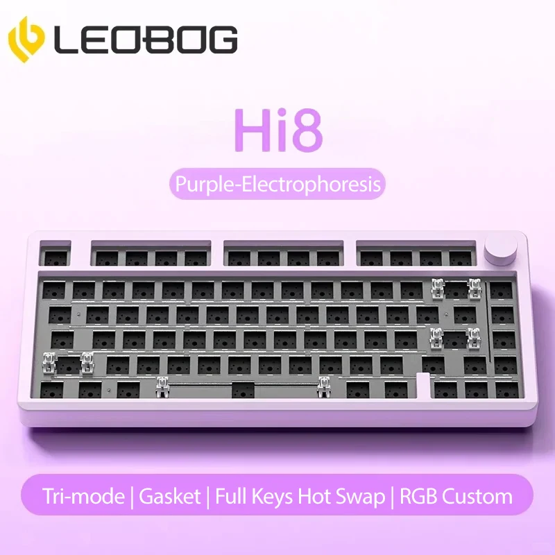 LEOBOG Hi8 75% Custom Wireless Aluminum Mechanical Gaming Keyboard