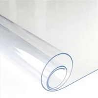 PVC Clear Writing Desk Pad Anti-Static Heat Resistant Waterproof Table Protector for Office Computer Writing Desk Tabletop 2