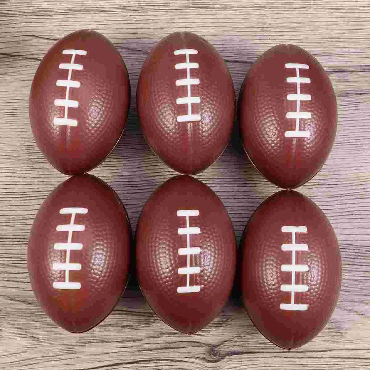 

6PCS Sports Balls PU Small Football Sports Football Party for and Men