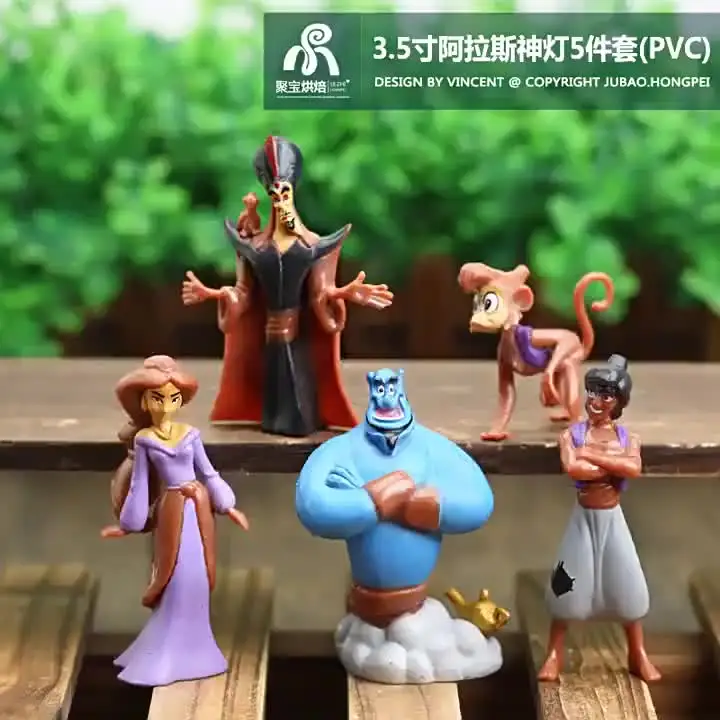 5 ピース/ロットディズニーかわいいフィギュアおもちゃ