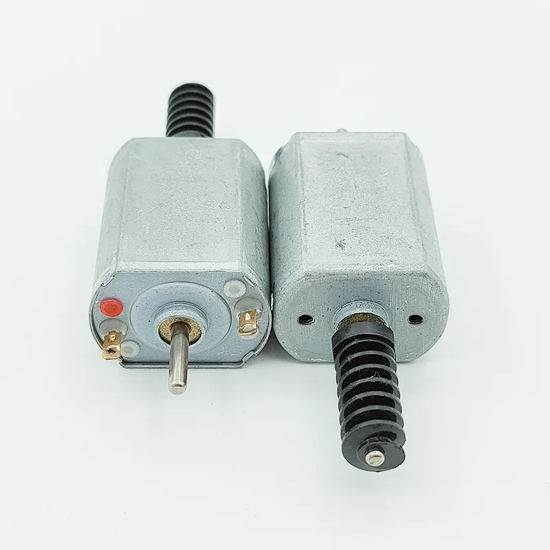 FK-130SH 미니 듀얼 샤프트 모터 130 고속 20mm DC 6V-24V 마이크로 전기 웜 기어 모터 DIY 취미용 장난감 자동차 보트용