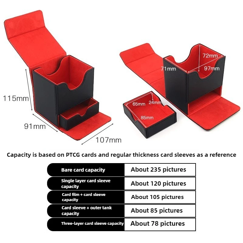 Trading Card Sleeves 100 Card Holder Cases For Trading Cards - Protect Pokemon, Magic, Yugioh Cards Card Holder Yugioh Trading Card Sleeves 100 Card Holder Cases For Trading Cards - Protect Pokemon, Magic, Yugioh Cards Card Holder Yugioh