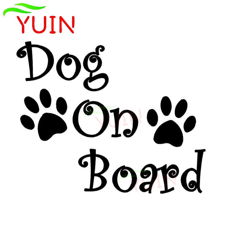 

Beautiful Car Stickers Printed on Dogs and Paws Fashion Decoration PVC Waterproof Sunscreen Decals Black/white/red/laser/silver