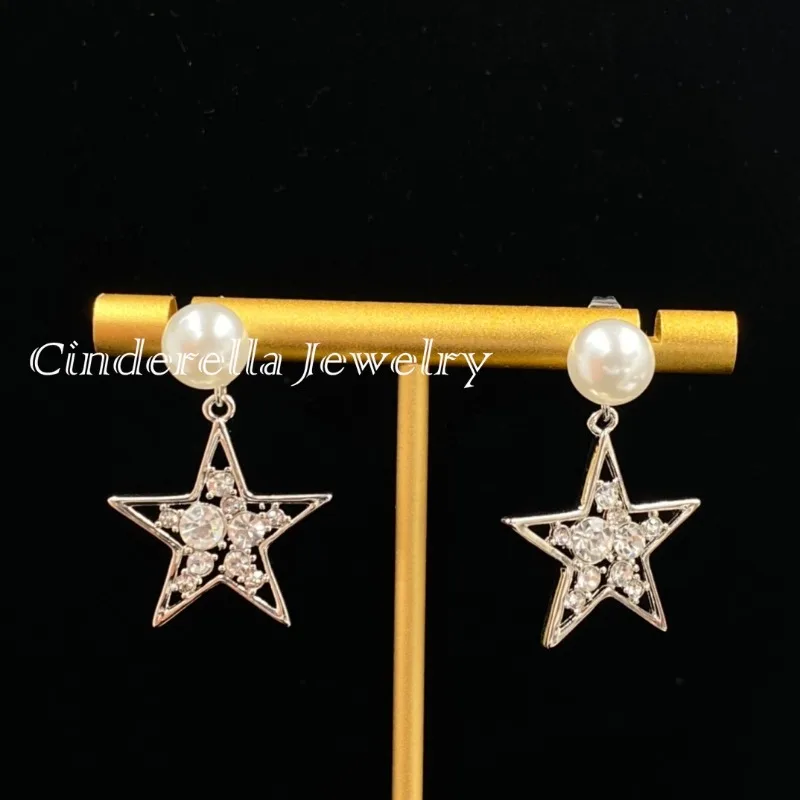 2024 New Crystal Splicing Popular Jewelry Women's Earrings