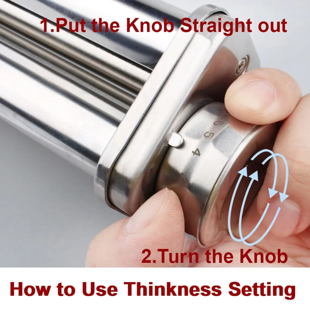 Noodle press pasta attachment pasta roller cutter KitchenAid stand mixers pasta sheet roller processor spaghetti fettuccine cutter For KitchenAid
