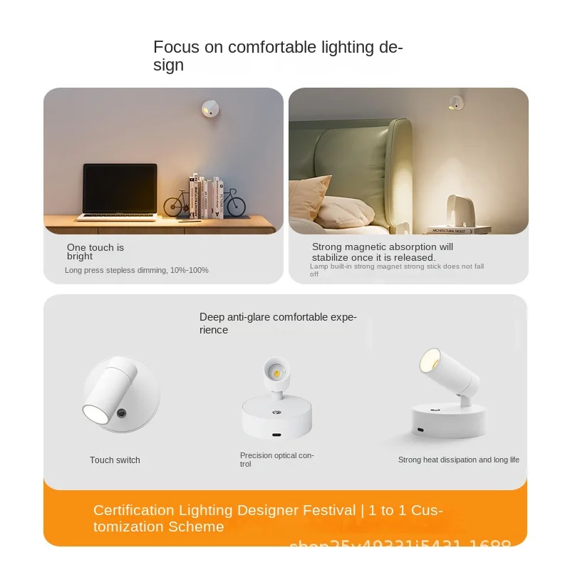 Adjustable Wall Reading Light 5