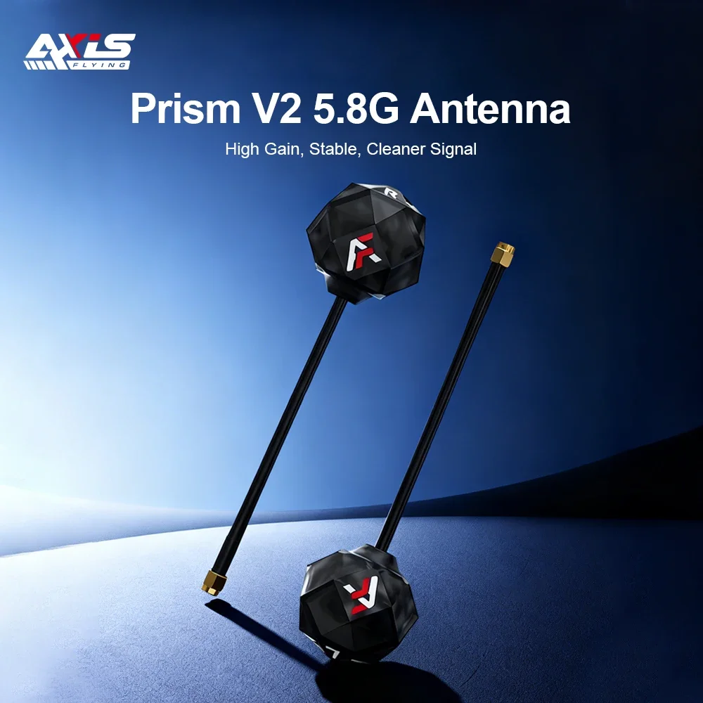 AXISFLYING Prism V2 Antenna for Long Range FPV, 5.8GHz High Gain Calibrated, LHCP/RHCP Drone Antenna with LDS Tech,Stable Signal thumbnail 2