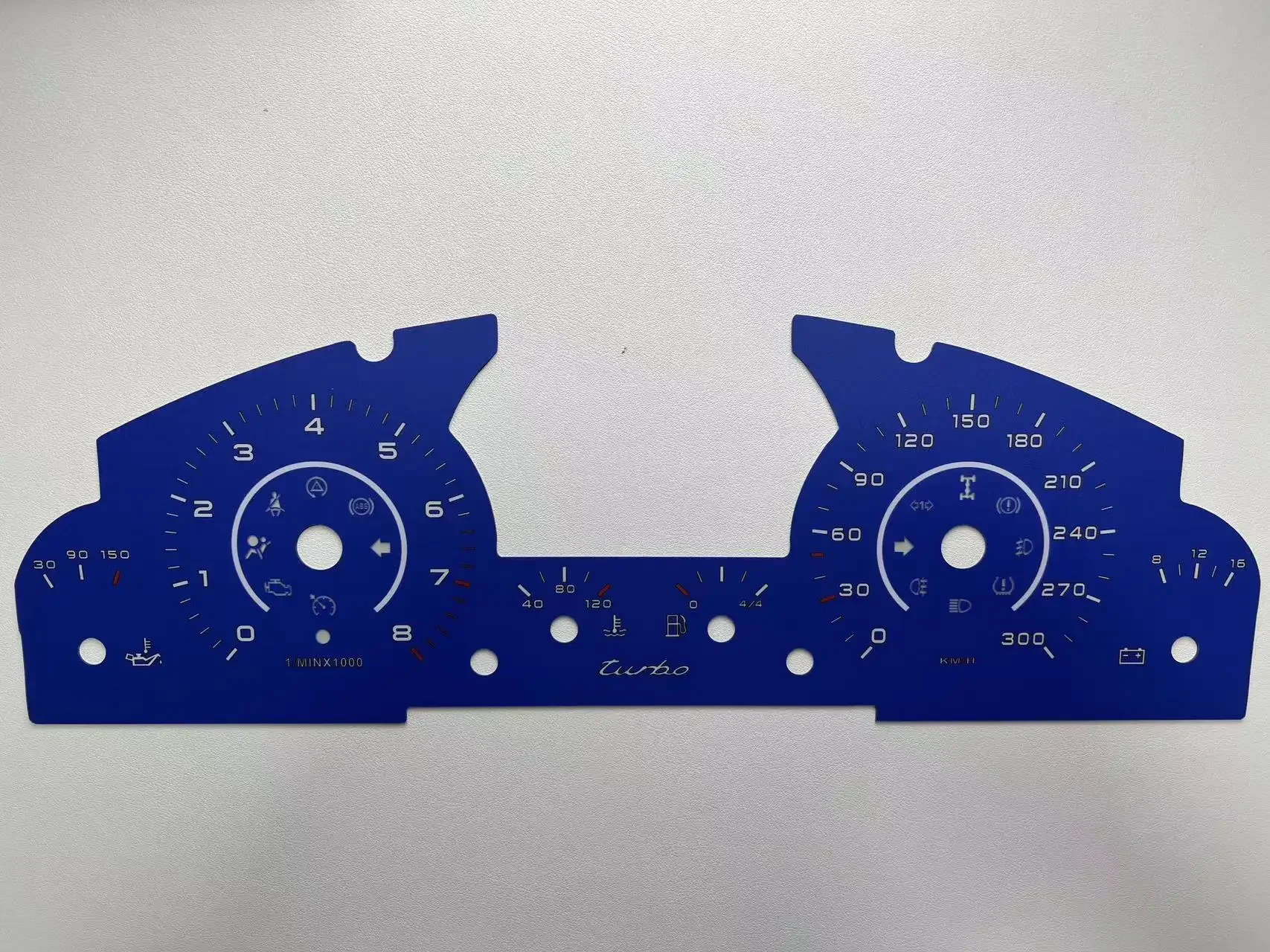Face Dials Set For Porsche 955 Cayenne Turbo+Turbo S/957 Turbo Gauge Cluster Face Tacho Dials 300KM/H