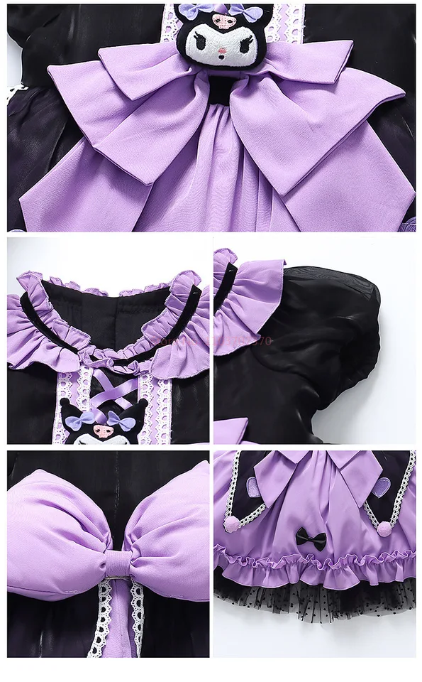 2025年 コスプレ クロミ ロリータ プリンセスドレス 子供 誕生日