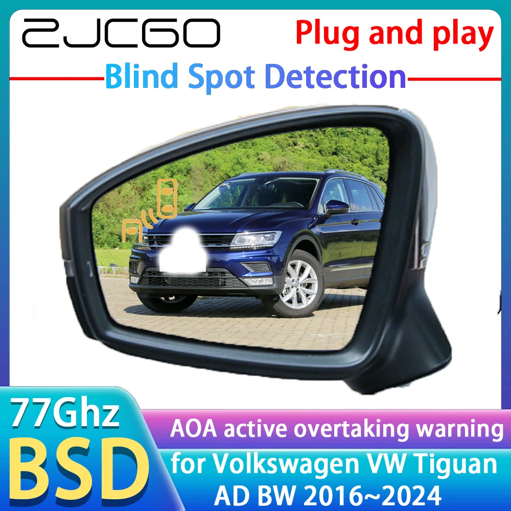 77GHz Radar Detector BSD Blind Spot Detection Alert Mirror Assistance Accessories For Volkswagen VW Tiguan AD BW ~