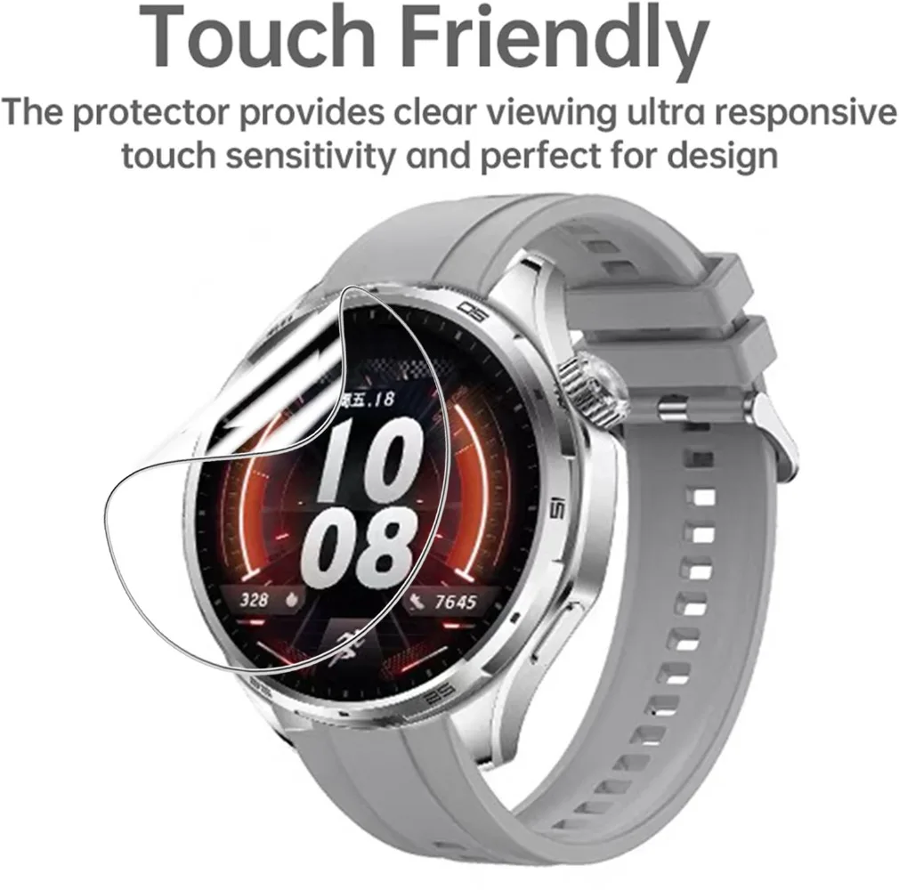 Premium Soft Hydrogel Full Screen Protector Film, Anti-Scratch,