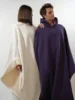 Eden Hoodie Trendy Cloak Robe Hoodie Man Women Sweatshirt Casual Loose Solid Color with Hat Comfy Walking Cape Cloak with Mantle 3