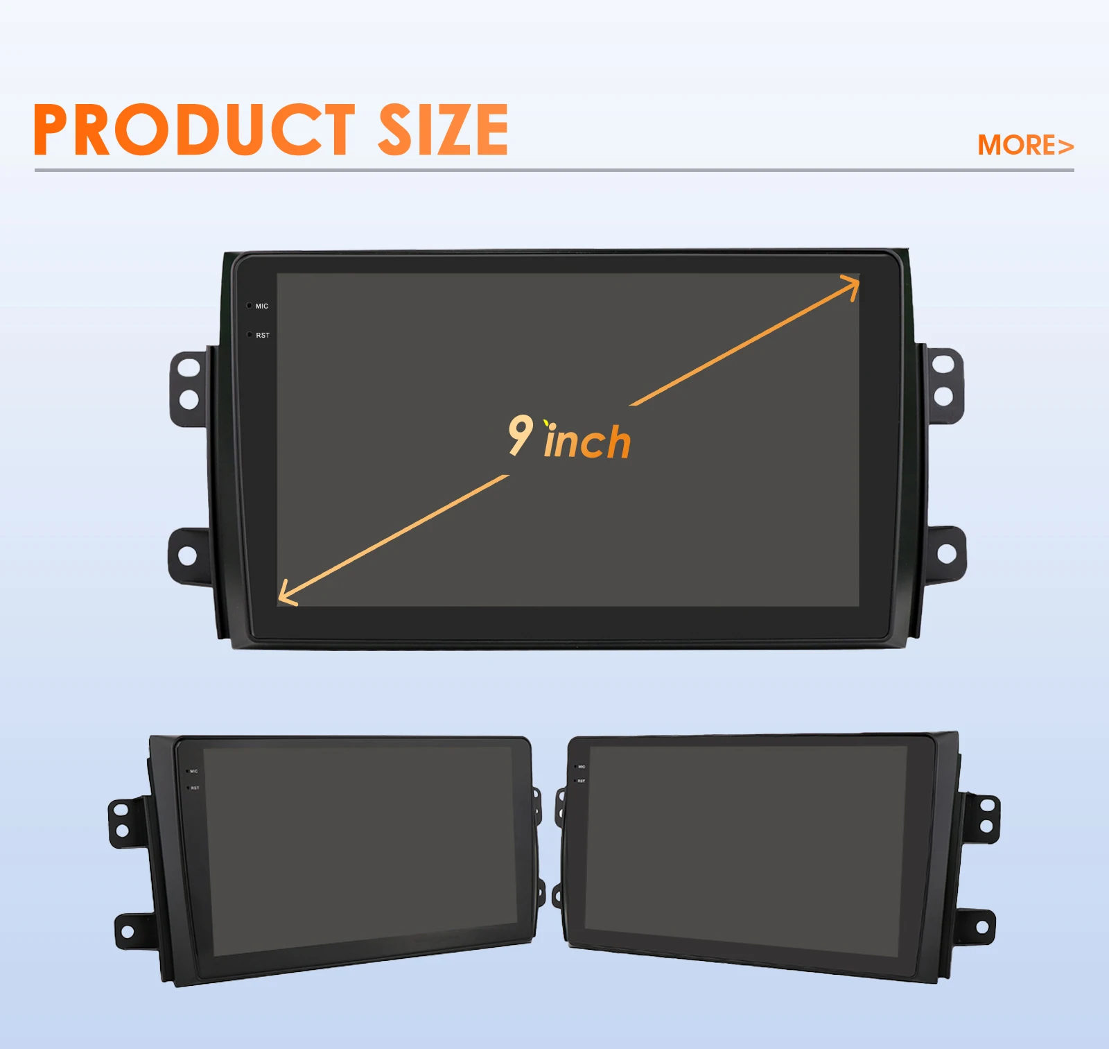 Hizpo Android Car Radio for Suzuki SX4 2006-2013 Fiat Sedici 2005-2014 Multimedia Video Player Navigation 2din Carplay Stereo BT