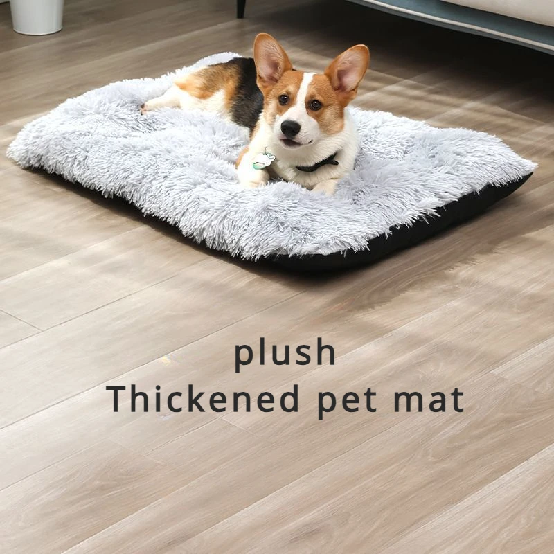 Pet Pad Dog Pad Addensato Peluche Inverno Caldo Sleeping Pet Pad Cuccia Per Cani Confortevole Cuccia Per Gatti Antiscivolo Cuccia Per Cani Forniture P