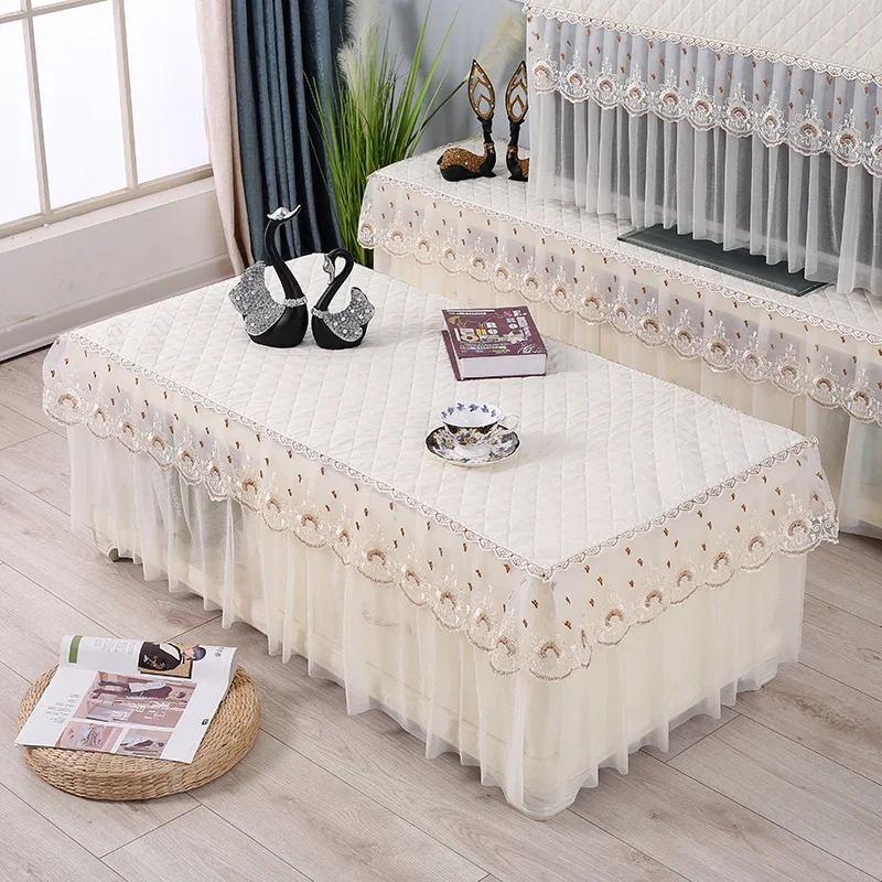

Anti Slip Thickened Modern Minimalist Coffee Table Set Full Package Rectangular Tablecloth Living Room Fabric TV Cabinet Mat