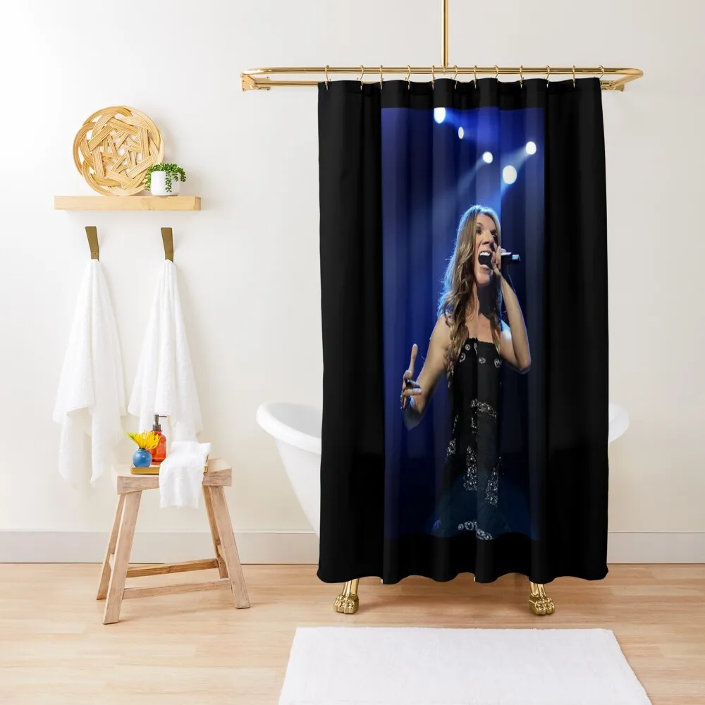 

Celine Dion performs on stage in Memory Shower Curtain Shower Curtain For Bathroom