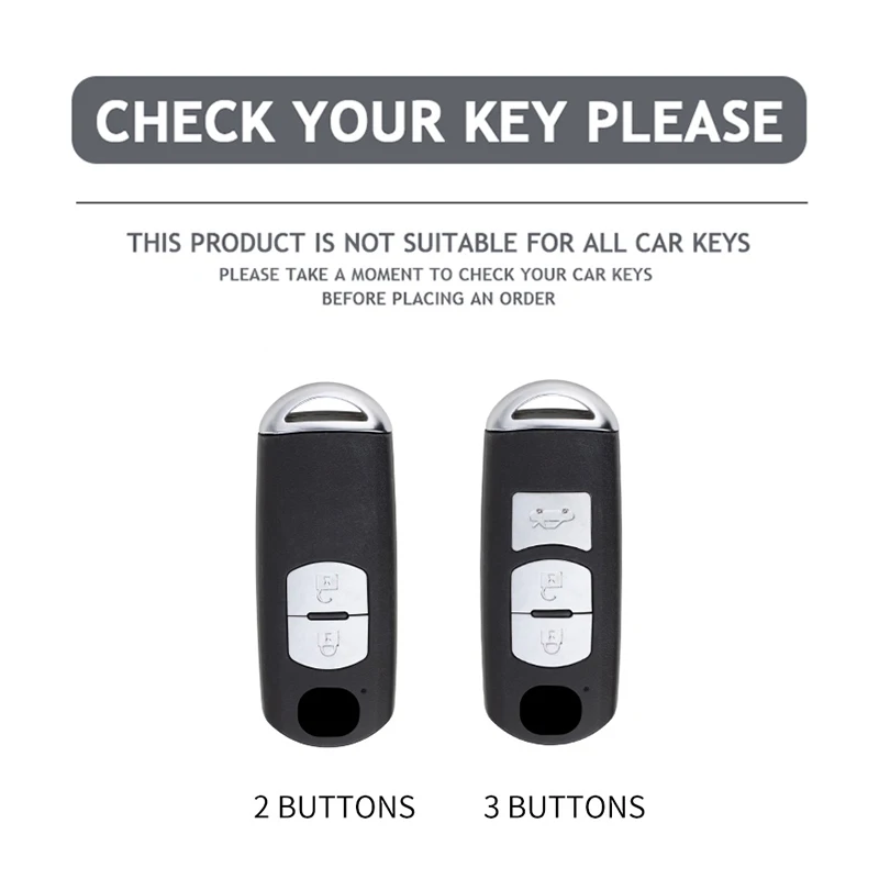 Key Case Cover Key Case Car Key Shell Flip Key Fob Shell TPU Car Remote Key Case Cover Shell Fob For Mazda 2 3 6 Atenza Axela Demio CX-5 CX5 CX-3 CX3 CX7 CX-7 CX-9 CX9 MX5 Accessories