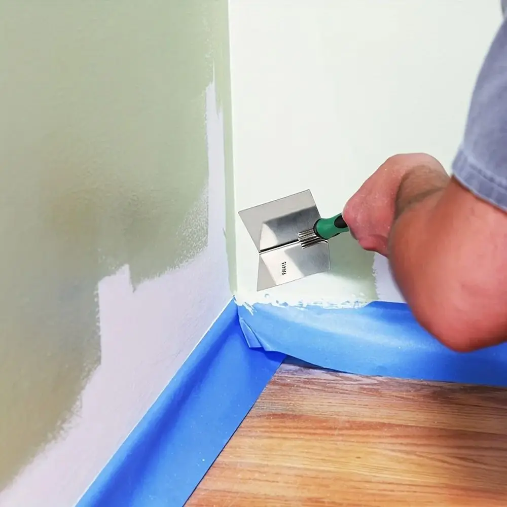 Drywall Corner Tool 90 Degree Home Renovation Professional Repairing Corner Mudding Tool Stainless Steel Putty Scraper putty knife scraper drywall spatula wall scraper paint scraper