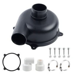 Enhanced Cyclone Separator Dust Collector for Efficient Filtration in Workshops and Homes (With elbow)