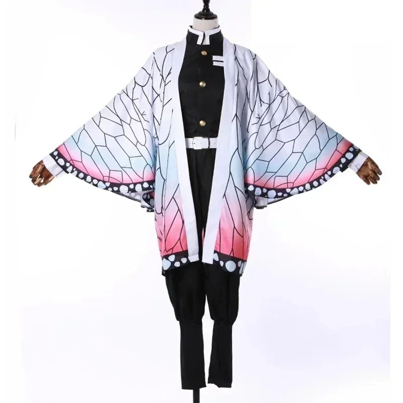 2025年ハロウィンアニメ鬼滅の刃胡蝶しのぶコスプレ衣装ウィッグセット