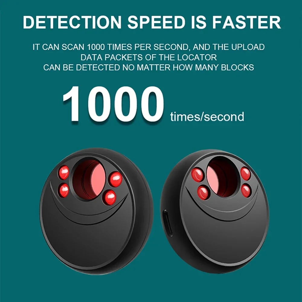 X17 Camera Detector for Hidden Camera Portable Pinhole Hidden Lens Detect Gadget Anti-Peeping Finder Security Protection