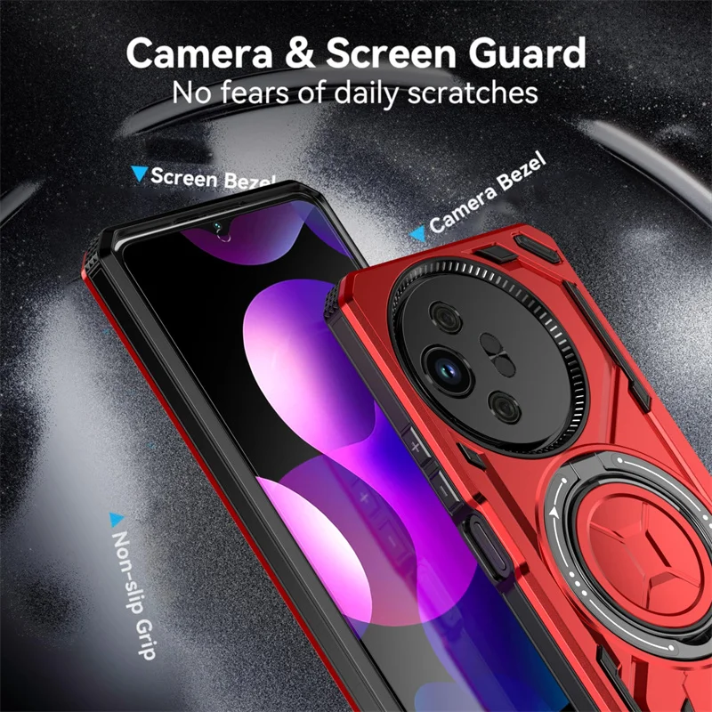 For TCL 50 XL NXTpaper 5G new anti slip vehicle rotating bracket Phone case for TCL 50 XL NXTpaper 5G Phone case