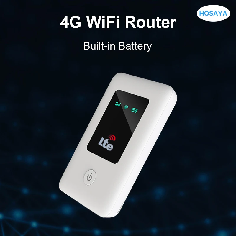 Router 4G Wireless Lte Wifi Modem Sim Card Router Mifi Pocket Hotspot Batteria Integrata Wifi Portatile 10 Utenti Wifi