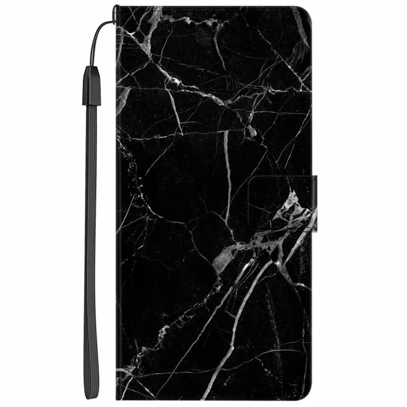 kawaii phone cases samsung Marble Wallet Case For Samsung Galaxy Note 3 4 5 7 8 9 10 20 Pro Plus Lite Phone Cover Leather Flip Stand Margnetic Card Slot cute samsung phone case Cases For Samsung