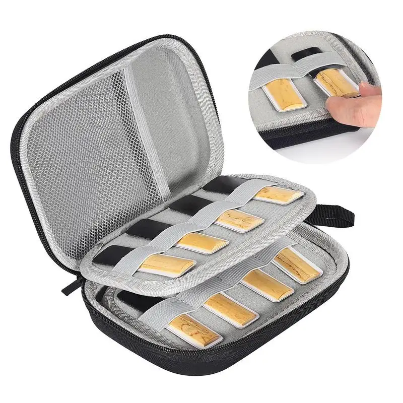 Clarinet Reed Case 20 Pcs Clarinet Reed Storage Guard Saxophone Case Drop Proof Large Capacity Holder Box