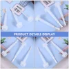 50 Pcs Nail Polish Replacement Brush Supplies Bottle Accessory Plastic Set Portable Shop 3