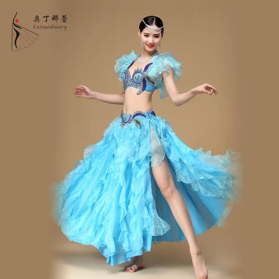 

Handmade Beaded 2 pcs Sexy Belly Dance Costume