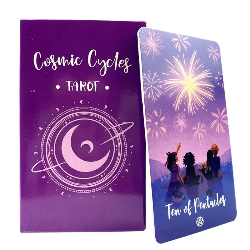 

Cosmic Cycles Таро карточка гадания семейная настольная игра Fate карточка удачи смешная настольная игра s Telling для взрослых