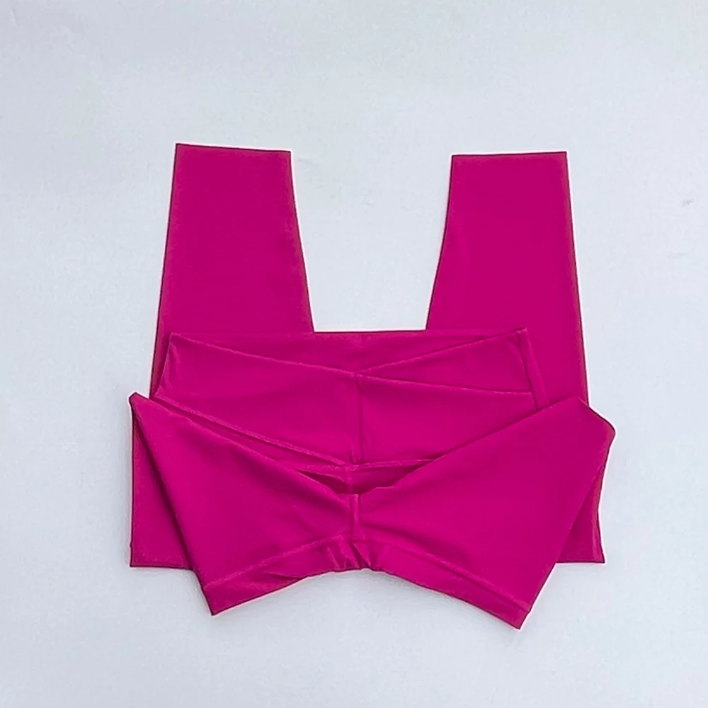 Nylon Sports Leggings Woman Yoga Leggings High Waist Jogging High Quality Tights Buttery Soft Fitness Squat Proof Leggings