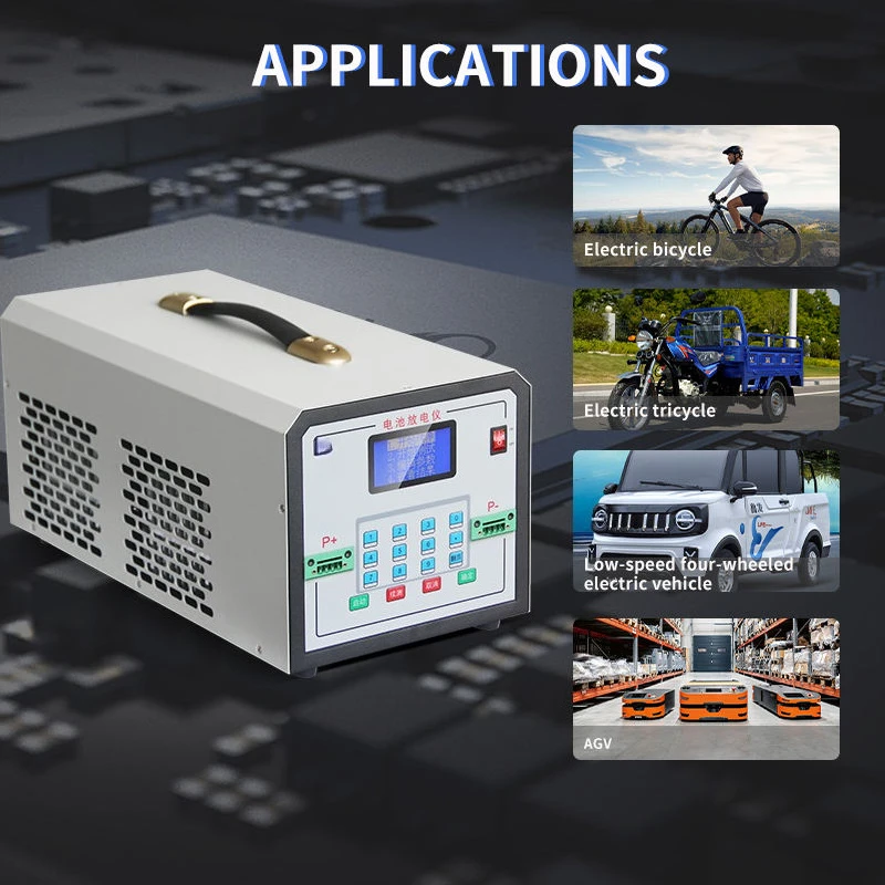 고출력 100V 20A 배터리 방전 테스터 1000W 리튬 팩 용량 분석기 (전기 스쿠터용)