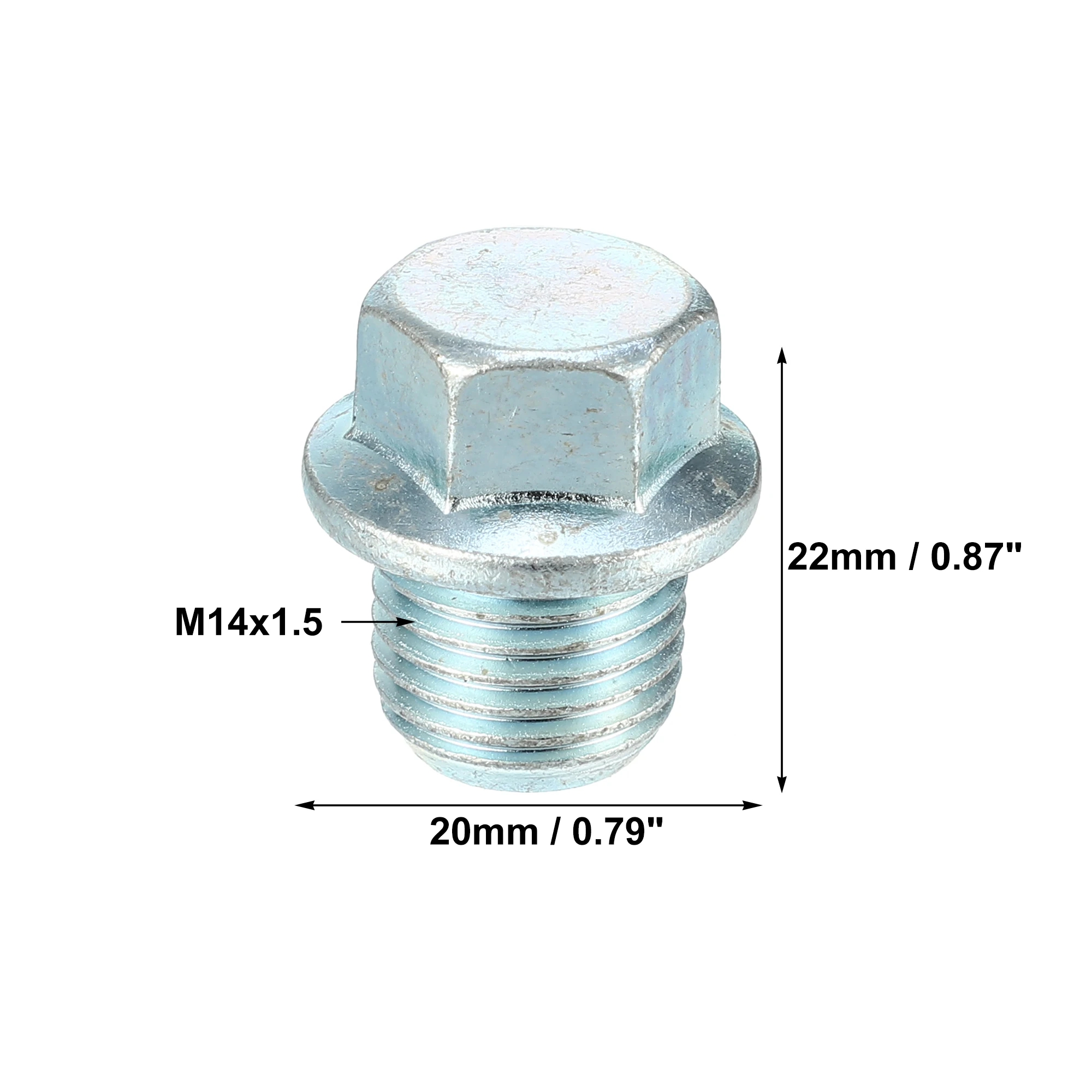1 Set M14x1.5 Car Oil Drain Plug with Washer Auto Oil Drain Screw Bolts for Mitsubishi Lancer 2003-MD050316