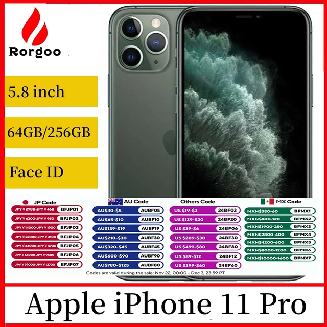 Original Apple Iphone 11 Pro Smartphone Lte Mobile Phone Used Nfc 5 8 64 256 512gb.jpg