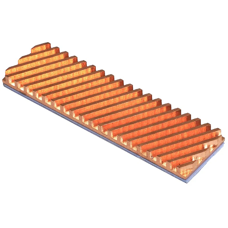 Dissipador de Calor de Cobre para M.2 Ssd 2280 Pci-e Nvme Ngff m2 com Almofada Térmica Computador Cooler Computador Computador Portátil Radiador - Imagem 5