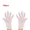 100 Pieces Of Transparent Vinyl TPE Gloves Latex-free Gloves For Laboratory Work TPE Gloves XL Suitable For Palm Width 100-115mm 5