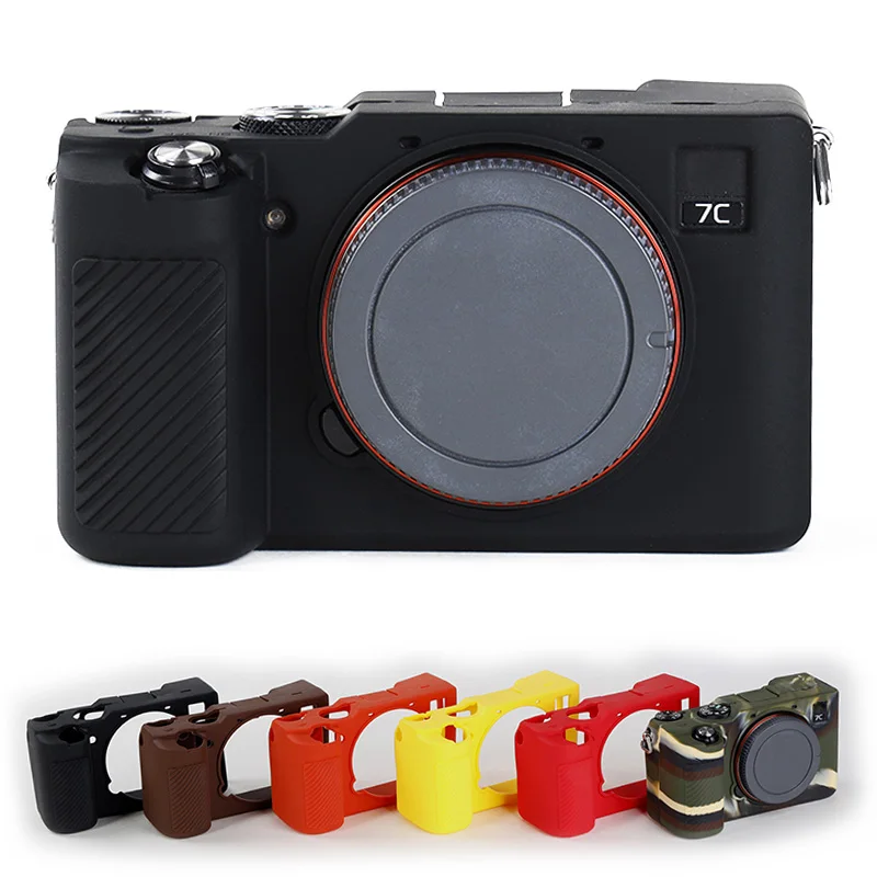 Per Sony A7C/A7 Iv/A7 Mark Iv/A7M4 Custodia Morbida In Gomma Siliconica Per Fotocamera