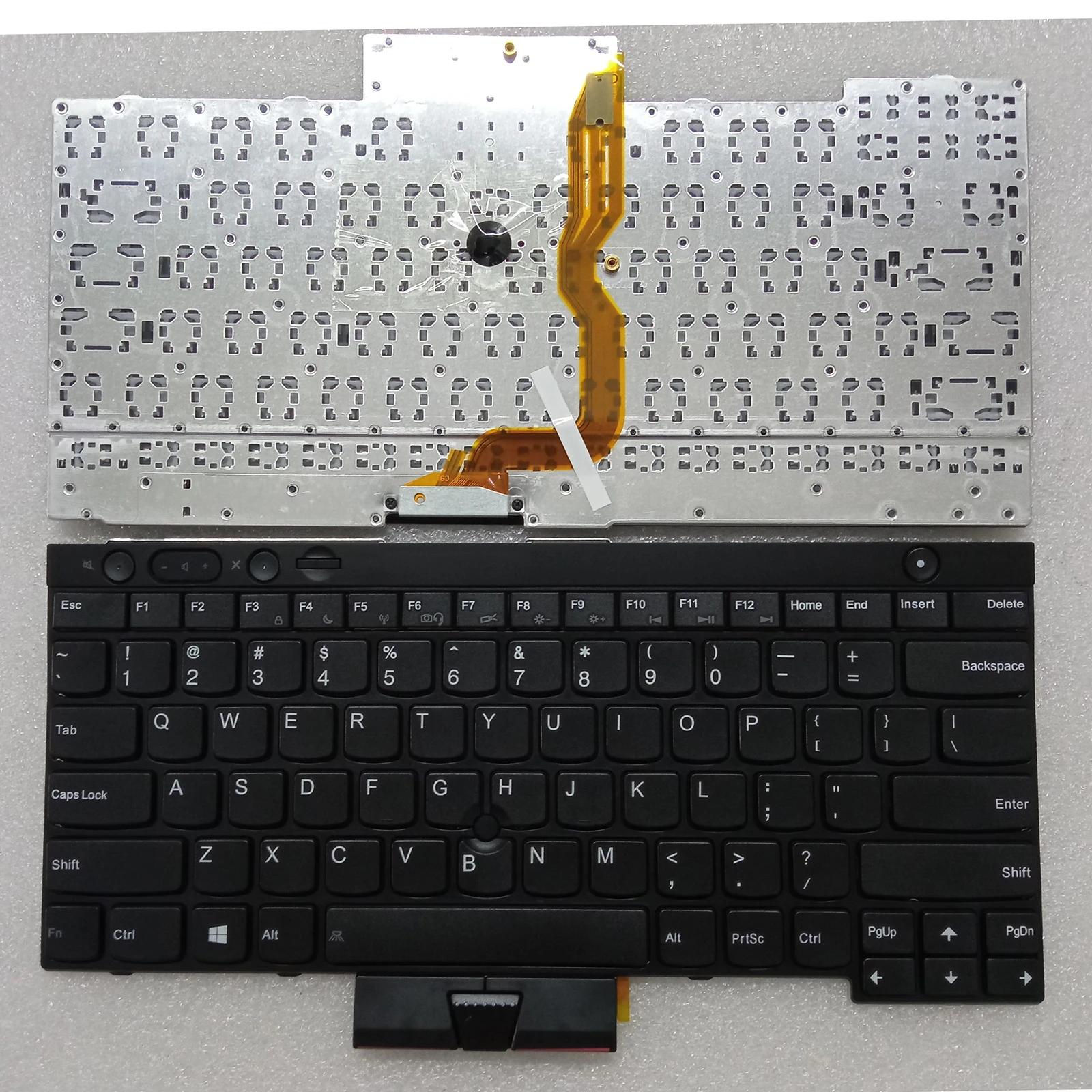 US Layout Replacement Keyboard For Thinkpad T430, T530, W530, X230 & Other Compatible Models - Non Backlit