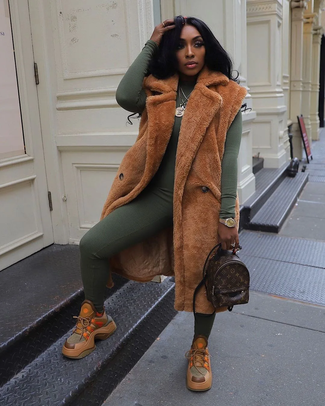 Winter Fur Vest Jackets Cardigans Y2K Streetwear Women Fashion Thick Warm Clothes 2023 Furry Jackets Long Elegant Sexy Coats