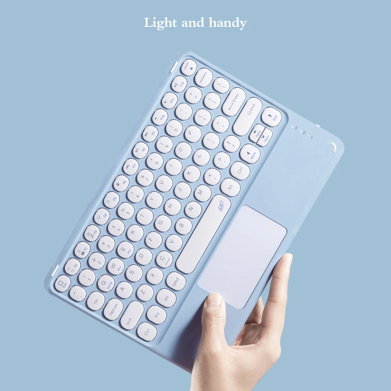 Tablet Keyboard for iPad Pro 11 12.9 Air 11 7th 6th Wireless Touch Keyboard Compatible IOS Android for Xiaomi Pad Samsung S9 +
