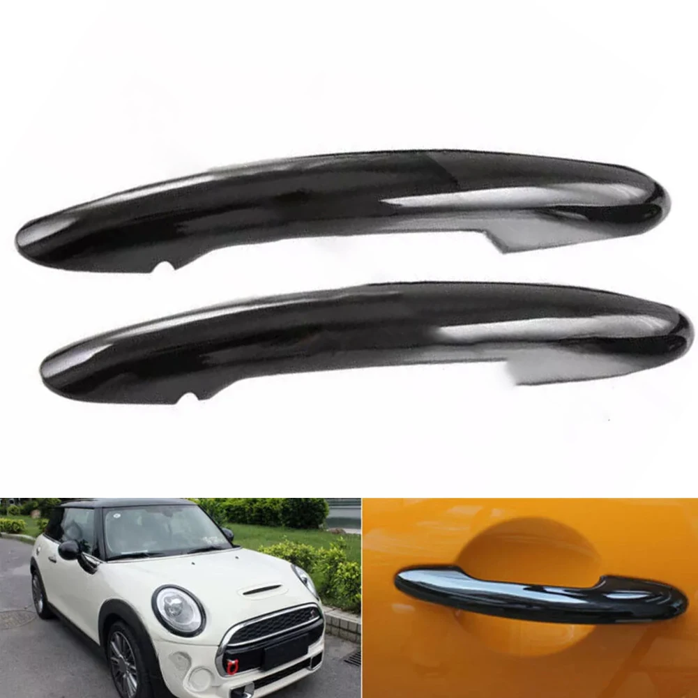 Geben Sie Ihrem MINI einen Premium-Look mit einer glänzenden schwarzen Türgriffabdeckung, kompatibel mit F54 F55 F56 F57 F60 – Detail 5