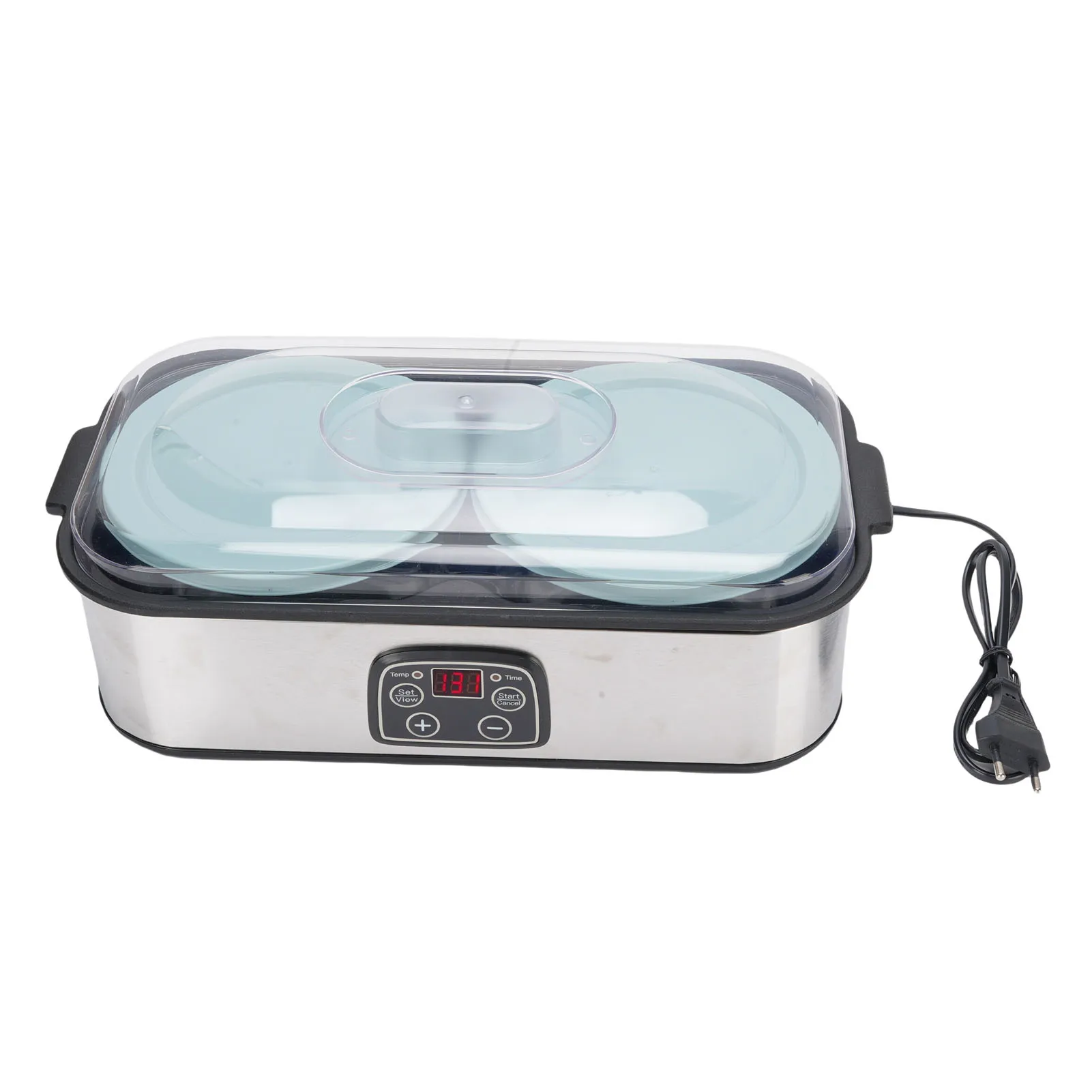 מכונת יוגורט 2 ליטר נפח גדול שליטה אוטומטית בטמפרטורה 0-48 שעות טיימר מכונת יוגורט דיגיטלית מכונת יוגורט חשמלית