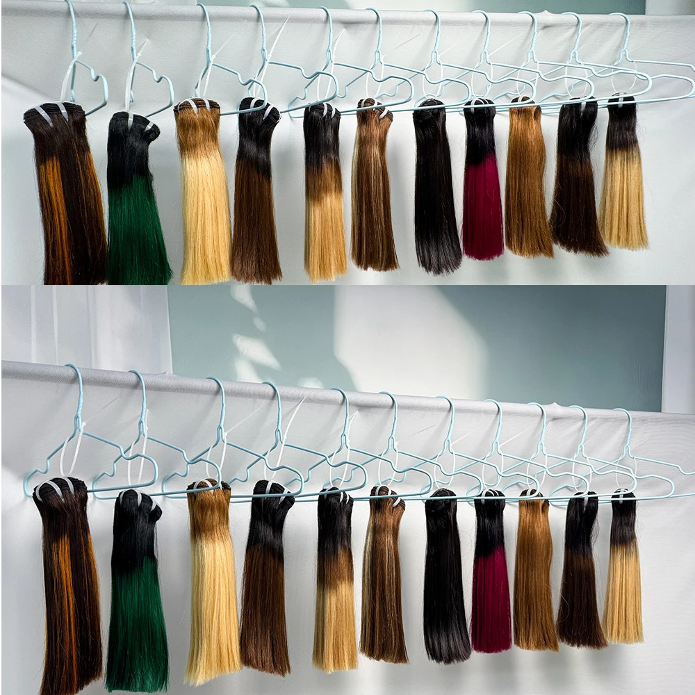 Bone Straight 2X6 Lace Closure Colored Vietnamese Human Hair Bundles and Closure Super Double Drawn Ombre Color Hair Extensions