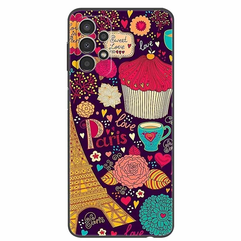 Black Bumper Soft TPU Silicone Phone Case Cover - Cute and Durable Design