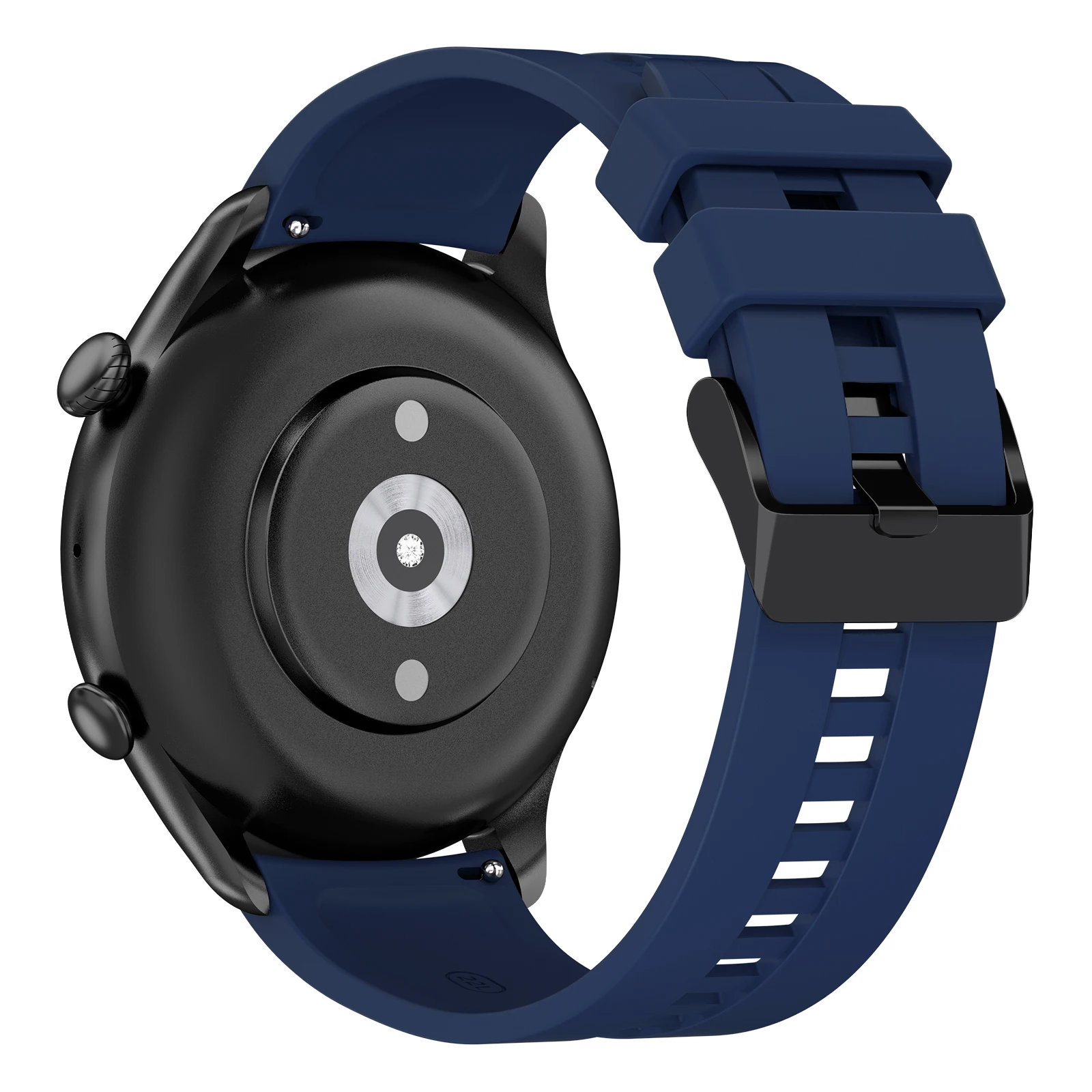 Versatile 22mm Silicone Watch Band - Durable Strap Bracelet