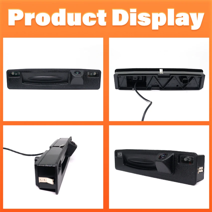Ford Puma 2019 2020 2021 2022 140 용 1080P 동적 궤적 HD CCD 트렁크 핸들 후면보기 카메라 ° 피쉬아이 광각 카메라